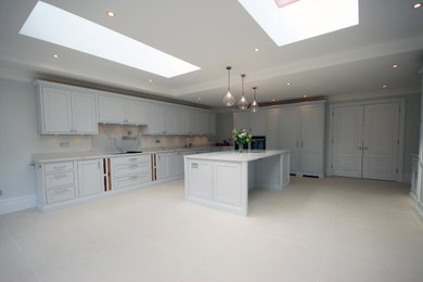 East Molesey - Grand hand made beaded in-frame shaker kitchen