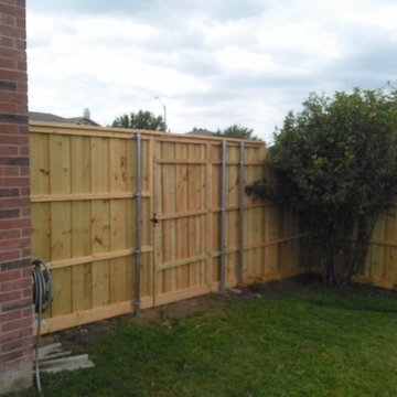 new wood fence board on board Wyle