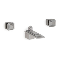 Nouveau Knob Wall Mount Tub Set - Bathtub Faucets