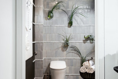Inspiration for an industrial bathroom remodel in Atlanta