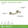 Identity Wall-Mounted Toilet Paper Holder, Satin Nickel
