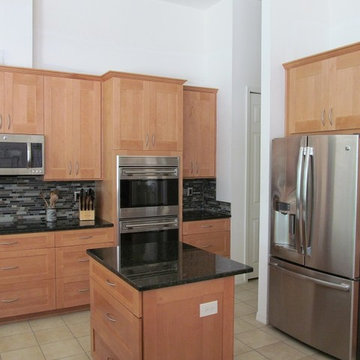 Kitchen Remodel in Maple With a Pecan Stain