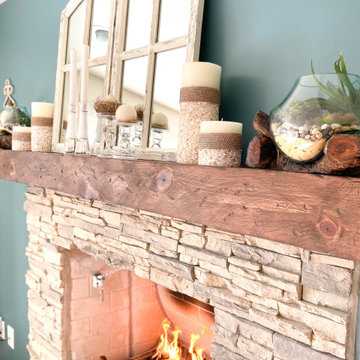 Fireplace Reface and Mantlescape