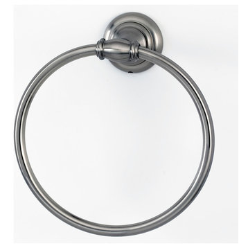 Alno A6740 Charlie's 6" Round Traditional Solid Brass Bathroom - Satin Nickel