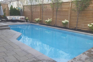 Example of a minimalist pool design