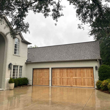 Western Red Tight Knot Cedar Garage Doors