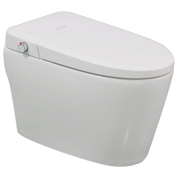 BN-6100S, 1.28 GPF Tankless Smart Bidet Toilet, Auto Flush, Heated Seat, Dryer