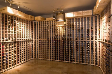Elegant wine cellar photo in Other