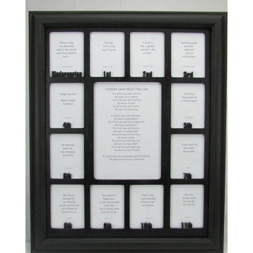 School Years Picture Frame Black Frame and Black Insert