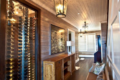 Wine cellar - southwestern wine cellar idea in Miami