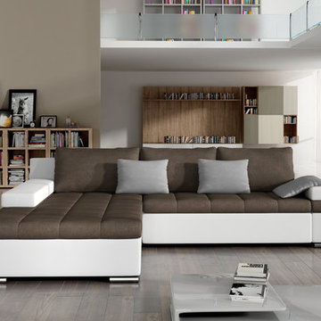European sectional sleeper sofa CESARE