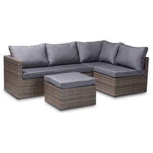 Dune 7 Piece Sectional Set - Tropical - Outdoor Lounge Sets - by Harmonia  Living | Houzz