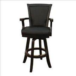 Auburn Bar Stool 30in Antique Black - Bar Stools And Counter Stools
