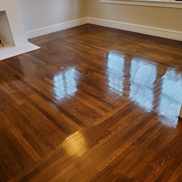 Before and After Hardwood Floor Refinishing, N-Hance of South Nassau