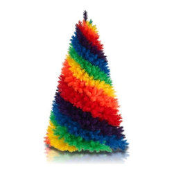 Color Burst Rainbow Christmas Tree - Christmas Trees