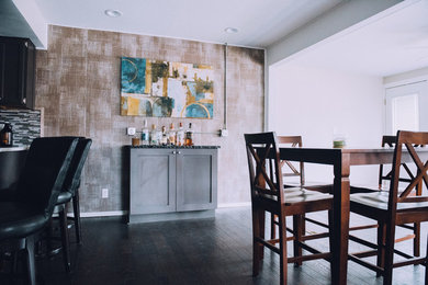 Dining room - contemporary dining room idea in Other