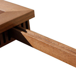 Custom Solid Mahogany Extension for Dining Table - Products