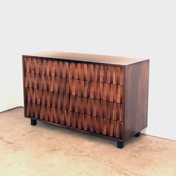 Sawtooth Walnut Credenza - Dressers