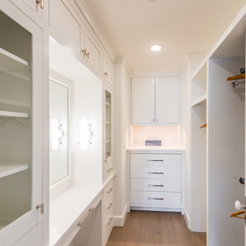 Master closet vanity