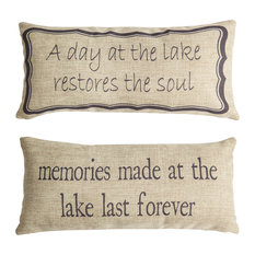Decorative Pillows Houzz The Homecentric Pearly Sea Tangle Blue 20x20 Cotton Linen Pillows Covers