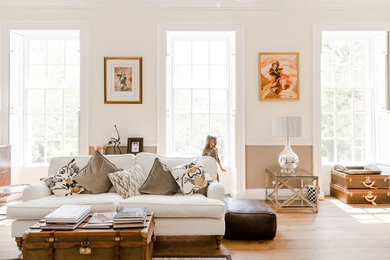 Inspiration for a contemporary living room in Other.