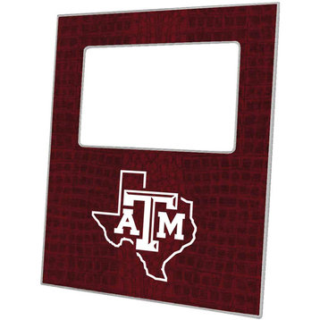 F3903, Texas A&M Picture Frame with Texas Burgundy Crock