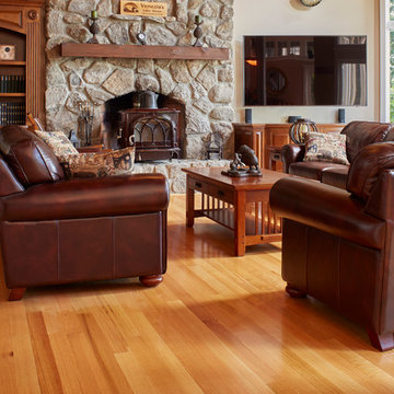 Airy Lake House - Rift & Quartered Red Oak