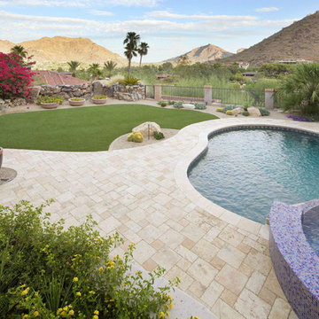 Swimming Pool & Spa and Pergola with Fireplace