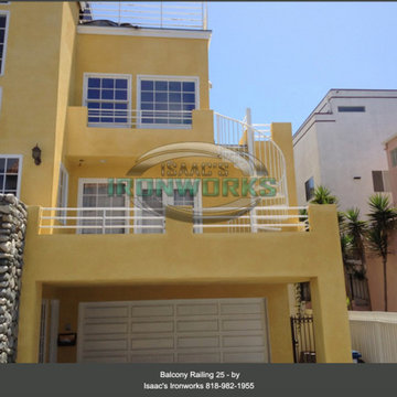 Balcony Railings (Juliet Balcony) Custom Made by Isaac's Ironworks