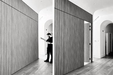 Design ideas for a modern hallway in Sydney.