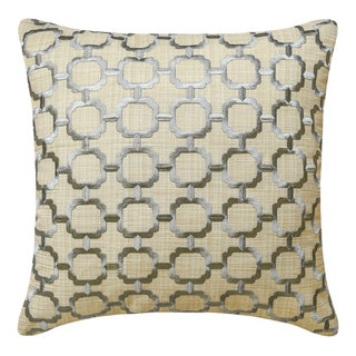 View of Grey & Beige Linen Lattice, 26