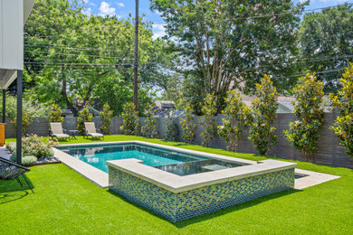 Minimalist pool photo in Austin