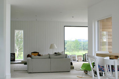 Photo of a contemporary home design in Dorset.