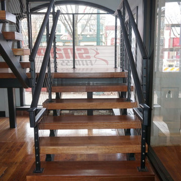 Shape Fitness Cable Wire Railing Job, Worthington, Ohio