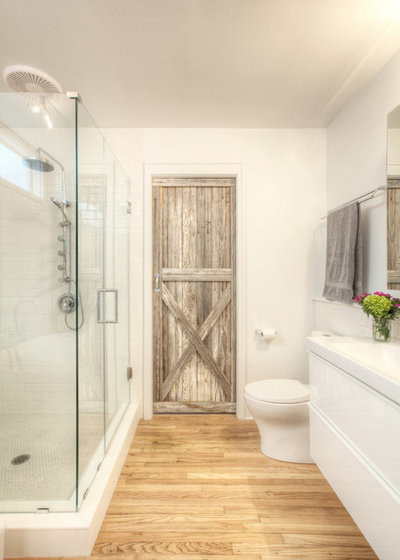 Farmhouse Bathroom by WERK | Building Modern