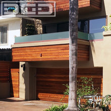 Luxury Ipe Garage Doors Gates In A Modern Architectural Design