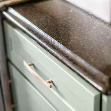 Beautiful Kitchen Remodel Done with Two-Tone Kitchen Solvers Legacy Cabinets