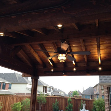 Open Rafter Cedar Patio Cover