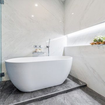San Jose | Contemporary Master Bedroom & Bathrooms