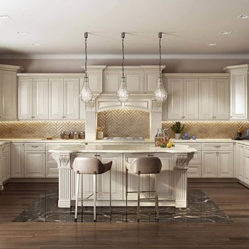 Kitchen CG Render for a Chic Design