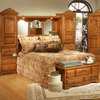 Pier Wall Carving Detail Bedroom Set (Queen)