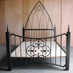 Wrought iron beds - Reverence design with oversize legs - Bed Frames