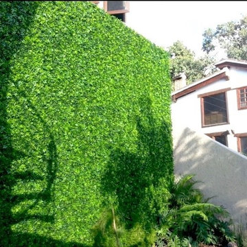 Privacy Solutions with GreenSmart Decor Artificial Hedge Panels