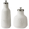 Uttermost Chandran Matte White Containers, Set of 2