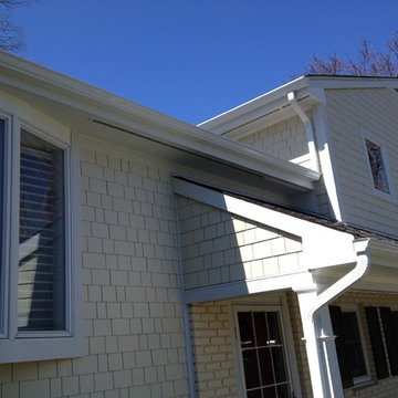 5" James Hardie Individual Shingle Sail Cloth, Arctic White Trim