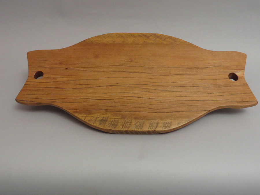 #1401 Reclaimed Ash Cutting - Serving Board 20"x10"