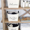 Dry Clean Only Canvas Laundry Basket