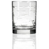 School of Fish  Double Old Fashioned Glasses 13oz, Set of 4
