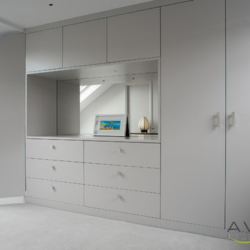 Angled Loft wardrobe
