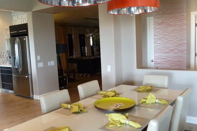 Inspiration for a contemporary dining room in Las Vegas.